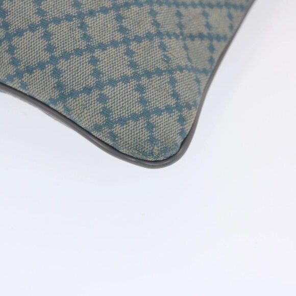 GUCCI Diamante Shoulder Bag PVC Leather Light Blue 295257 Auth bs7152 - Picture 3 of 16